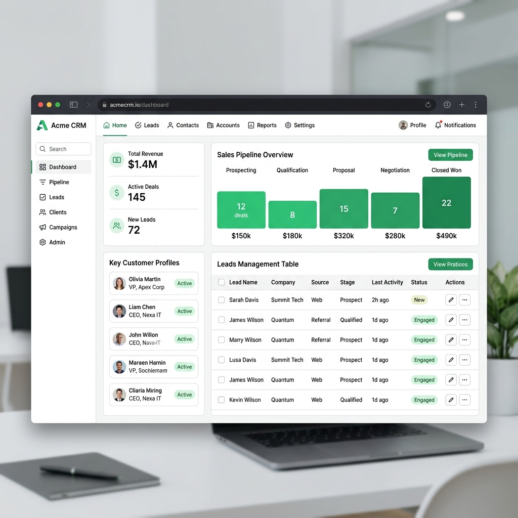 Enterprise Custom CRM Systems